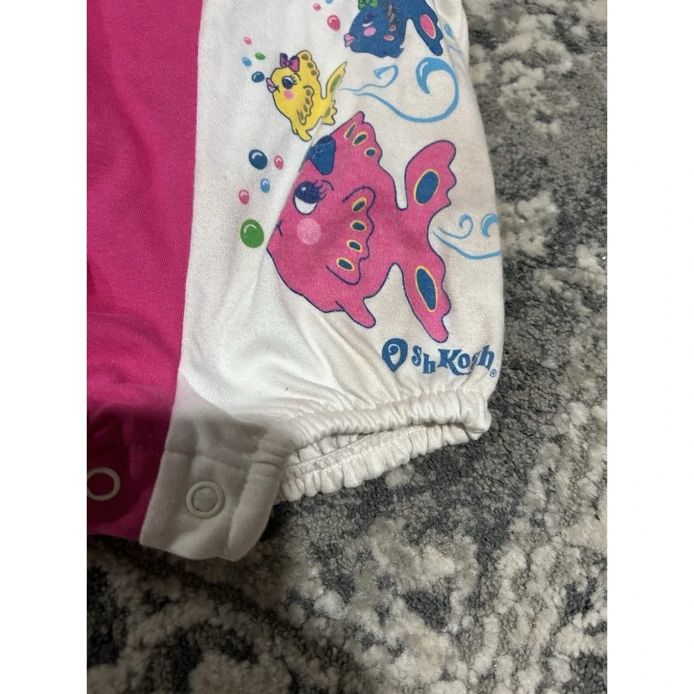 Vintage 90s Oshkosh Fish‎ Bubble Size 3/6 Months